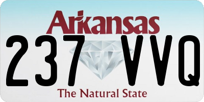 AR license plate 237VVQ