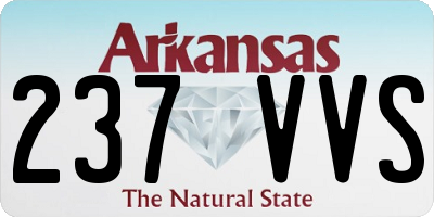 AR license plate 237VVS