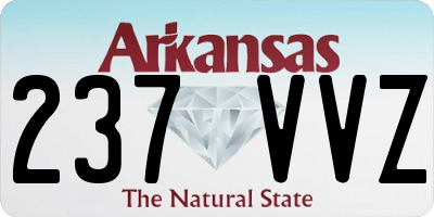 AR license plate 237VVZ