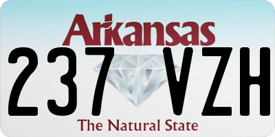 AR license plate 237VZH