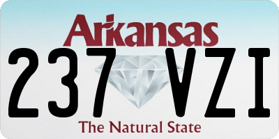 AR license plate 237VZI