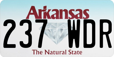 AR license plate 237WDR