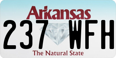 AR license plate 237WFH