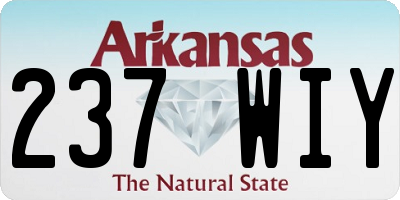 AR license plate 237WIY