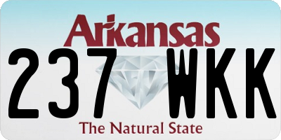 AR license plate 237WKK