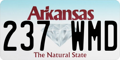 AR license plate 237WMD