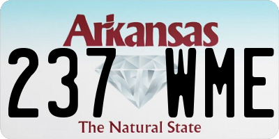AR license plate 237WME