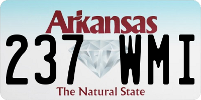AR license plate 237WMI
