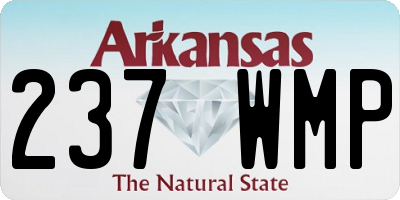AR license plate 237WMP