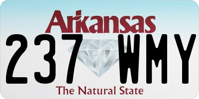 AR license plate 237WMY