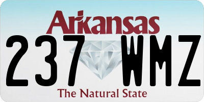 AR license plate 237WMZ