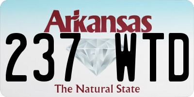 AR license plate 237WTD