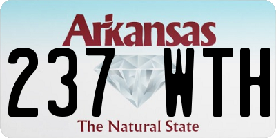 AR license plate 237WTH
