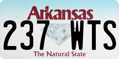 AR license plate 237WTS