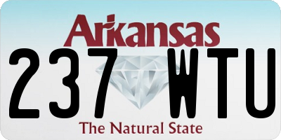 AR license plate 237WTU