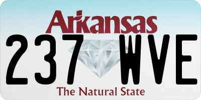 AR license plate 237WVE