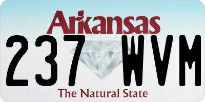 AR license plate 237WVM