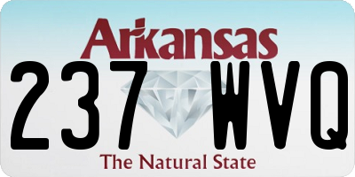 AR license plate 237WVQ