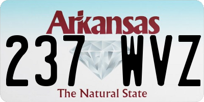 AR license plate 237WVZ