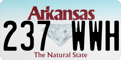 AR license plate 237WWH