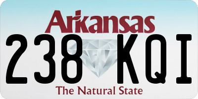 AR license plate 238KQI