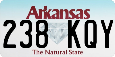 AR license plate 238KQY