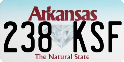 AR license plate 238KSF