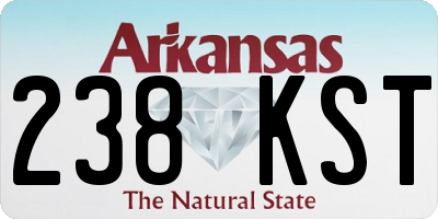 AR license plate 238KST