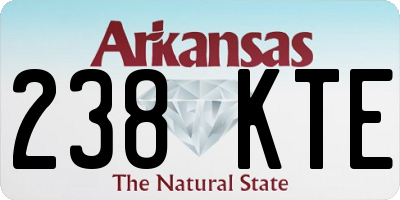 AR license plate 238KTE