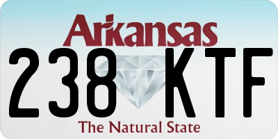AR license plate 238KTF