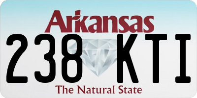 AR license plate 238KTI