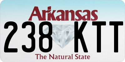 AR license plate 238KTT