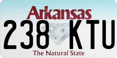 AR license plate 238KTU