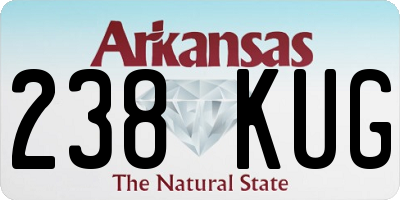 AR license plate 238KUG