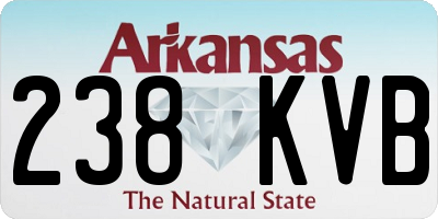 AR license plate 238KVB