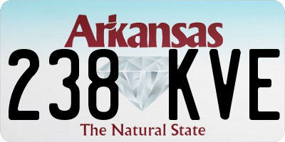 AR license plate 238KVE