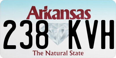 AR license plate 238KVH