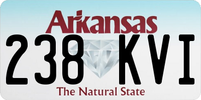 AR license plate 238KVI