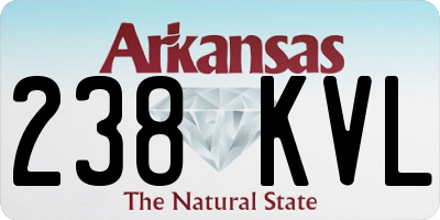AR license plate 238KVL