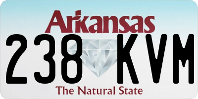 AR license plate 238KVM