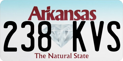 AR license plate 238KVS