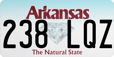 AR license plate 238LQZ