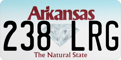 AR license plate 238LRG