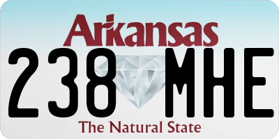 AR license plate 238MHE