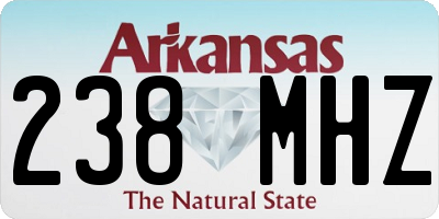 AR license plate 238MHZ