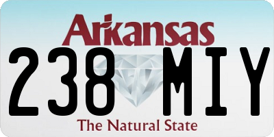 AR license plate 238MIY