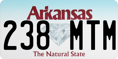 AR license plate 238MTM