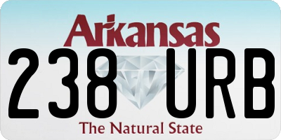 AR license plate 238URB