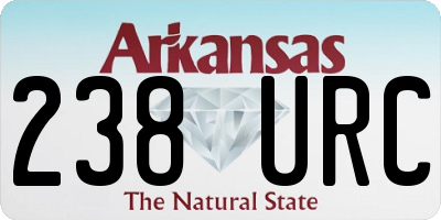 AR license plate 238URC