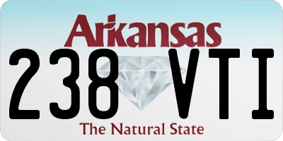 AR license plate 238VTI